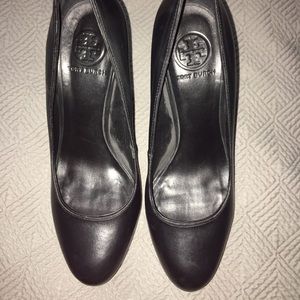 Tory Burch, Black, leather, size 8.5, pumps